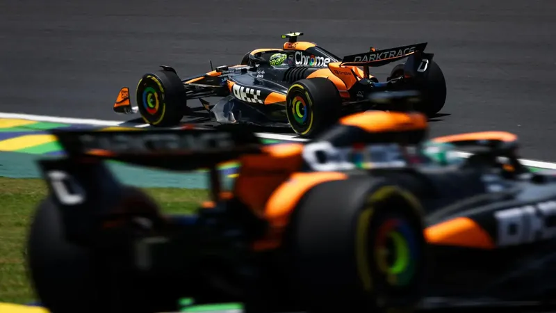 ¡Victoria estratégica! McLaren asegura la máxima puntuación en Sprint para Lando Norris en el GP de Brasil