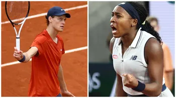 "Coco Gauff y Jannik Sinner Brillan Junto a la Leyenda Roger Federer en la Nueva Campaña de Rolex"