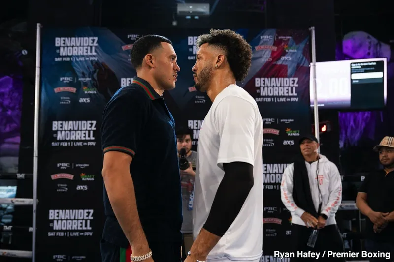 Revelan el Plan de Juego de Benavidez: Presionar a Morrell y Poner a Prueba su Corazón - Noticias de Boxeo 24