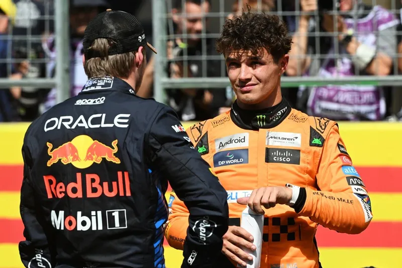 McLaren busca revertir la sanción a Lando Norris por adelantar a Max Verstappen