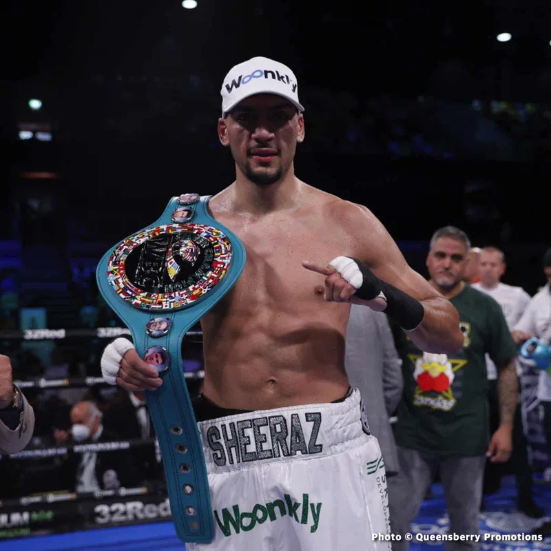 Hamzah Sheeraz se baja de la puja del WBO y podría enfrentar a Carlos Adames