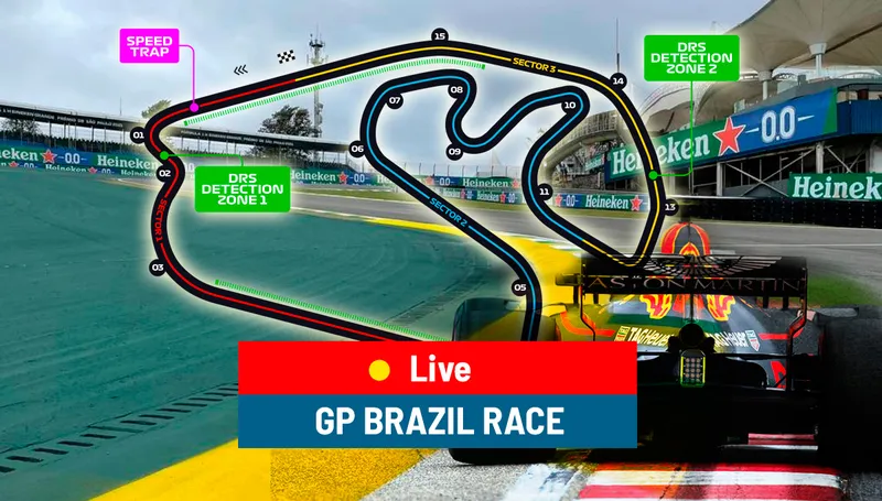 ¡Sigue en vivo las actualizaciones del GP de Brasil de F1!