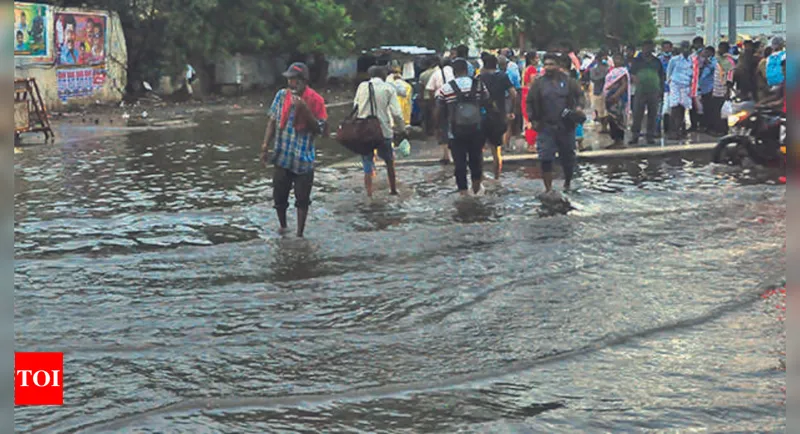 Lluvias en Madurai: Inundaciones severas en la ciudad tras 15 minutos de aguacero