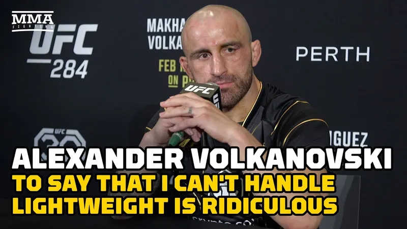 Alexander Volkanovski no se sorprende con la 'arrogante' predicción de revancha del campeón de la UFC, Ilia Topuria