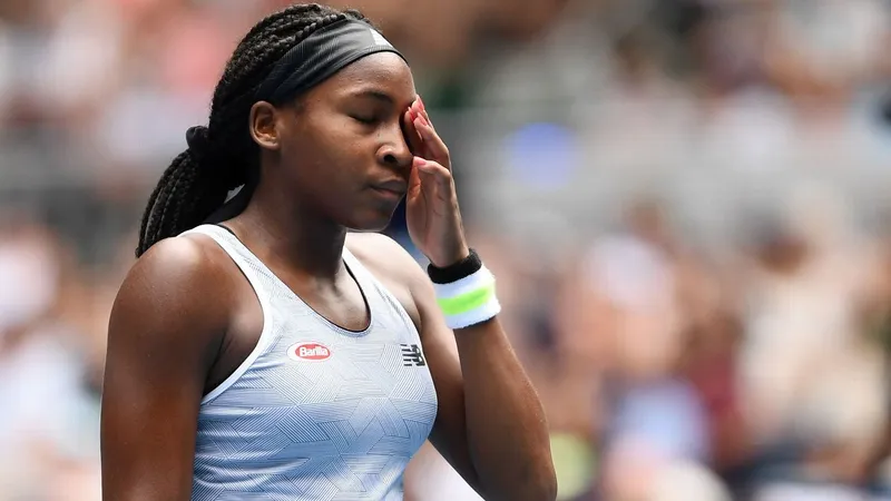 Gauff decepcionada pero 