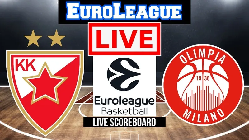 ¡Derbi en Belgrado! Crvena Zvezda recibe a Partizan en la EuroLeague