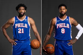 "Joel Embiid y Paul George: Realidades Desalentadoras y Futuros Inciertos para los 76ers tras una Apuesta Fallida"