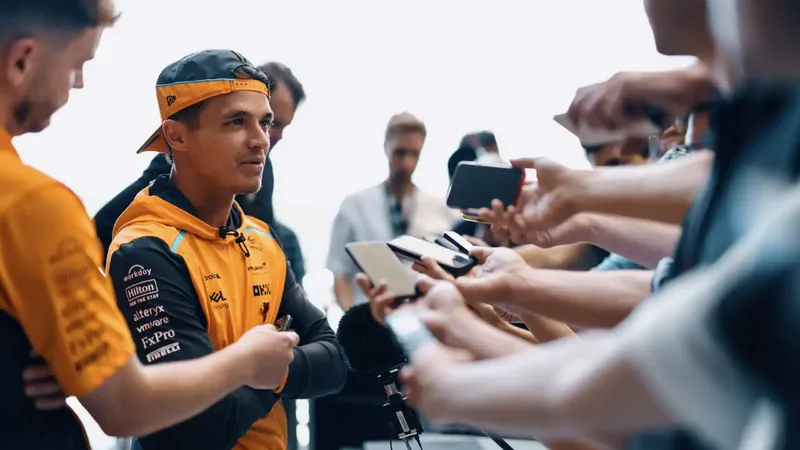 Lando Norris responde con firmeza a las preguntas incómodas tras su batalla con Verstappen