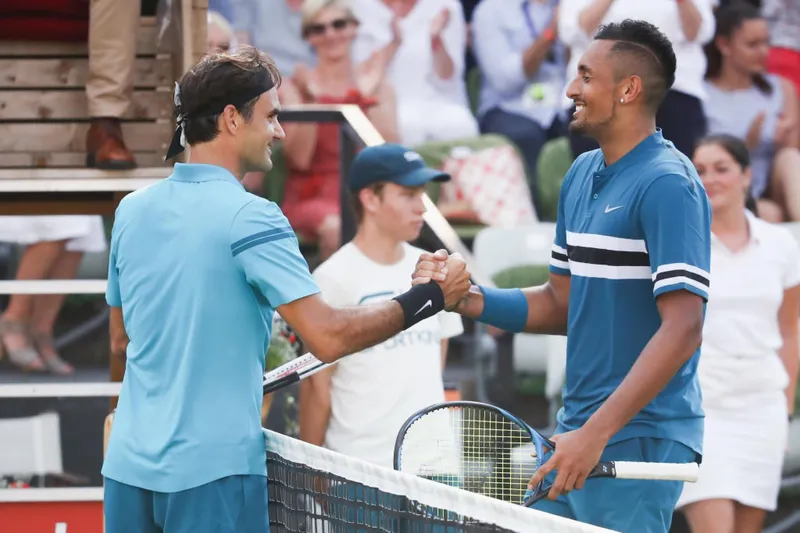 Kyrgios destaca a Federer como el verdadero maestro, por encima de Nadal y Djokovic