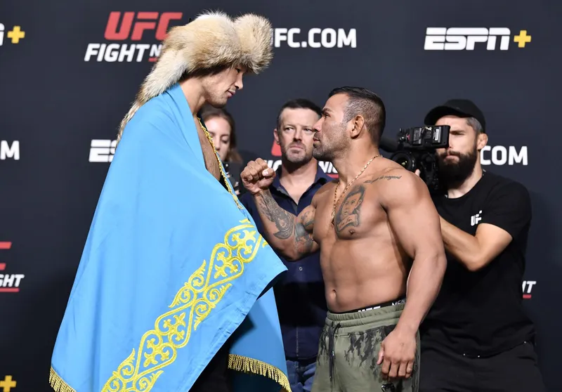 Video del cara a cara de UFC 310: Shavkat Rakhmonov e Ian Machado Garry se enfrentan intensamente