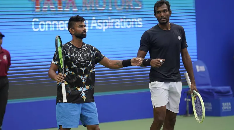 Maha Open 2025: Jeevan Nedunchezhiyan y Vijay Sundar Prashanth avanzan a la final de dobles en tenis