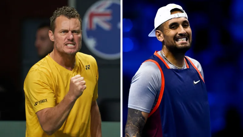 Lleyton Hewitt explica por qué Nick Kyrgios se ausentó de la Copa Davis en el enfrentamiento de Australia contra Suecia