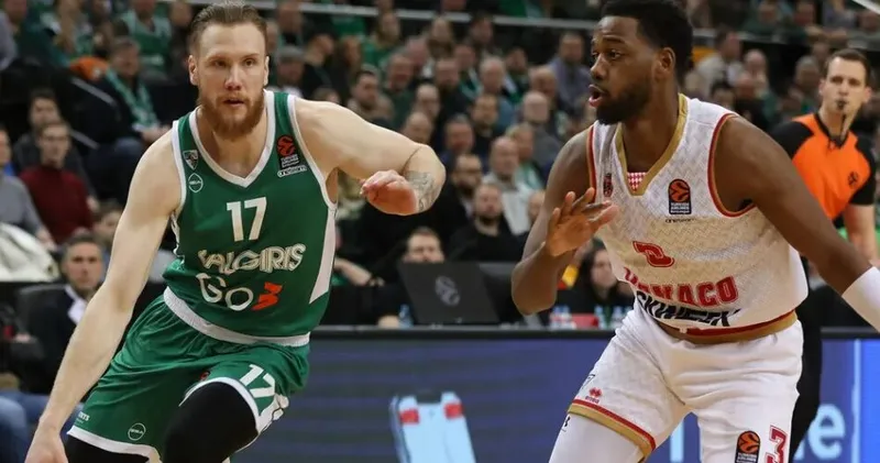 Zalgiris resiste el embate de Mónaco y se lleva la victoria 63-62 en la EuroLeague