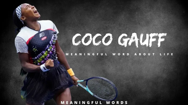 Coco Gauff se emociona tras el gesto conmovedor de un fan en las Finales de la WTA