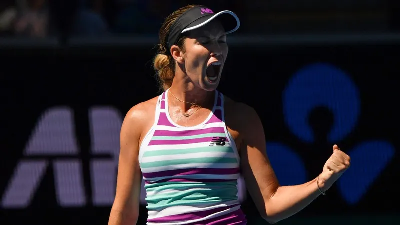 Danielle Collins eliminada del Abierto de Australia por su compatriota Madison Keys