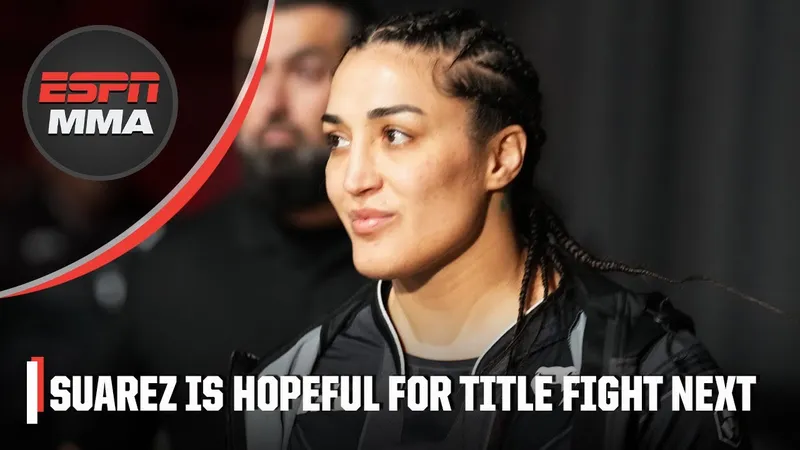 Tatiana Suarez confía en que puede vencer a Zhang Weili en UFC 312: 