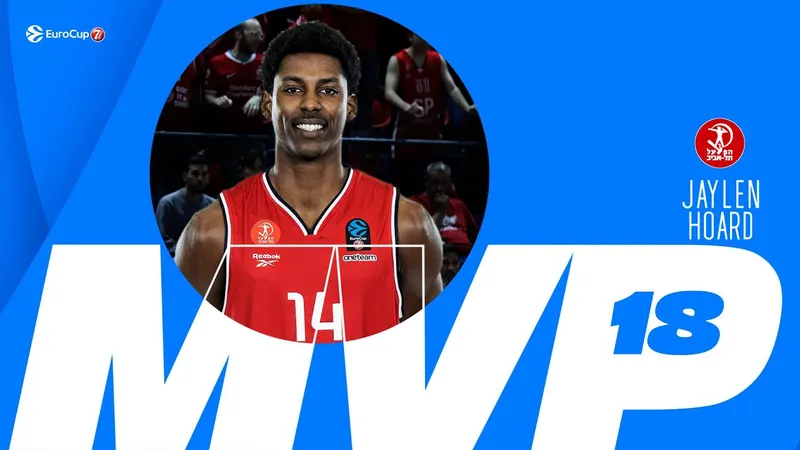 MVP de la Ronda 18: Jaylen Hoard, Estrella de Maccabi Playtika Tel Aviv en la EuroLeague