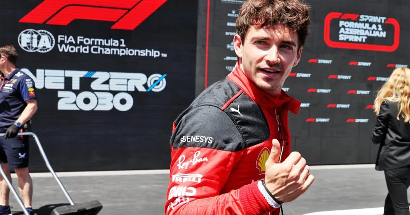 Leclerc envía un mensaje desafiante tras la llegada de Hamilton a Ferrari