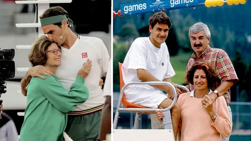 A pesar de la confusa ausencia de Roger Federer, la madre Linette y la hermana Diana engalanan Basilea con su presencia real para el duelo Shelton vs Wawrinka