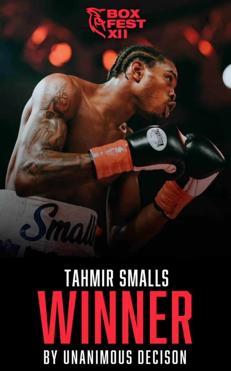 Tamir Smalls se impone a Seantorius Martin en emocionante combate