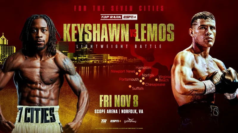 Keyshawn Davis predice nocaut en la primera ronda contra Denys Berinchyk