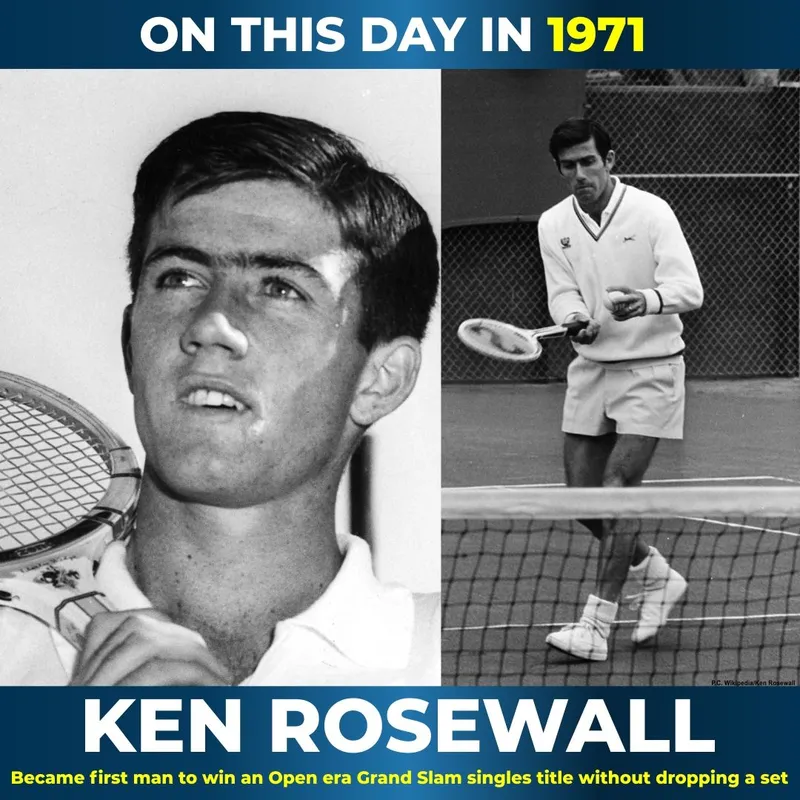 3 de enero de 1972: Ken Rosewall se convierte en el ganador de Grand Slam más viejo de la Era Abierta