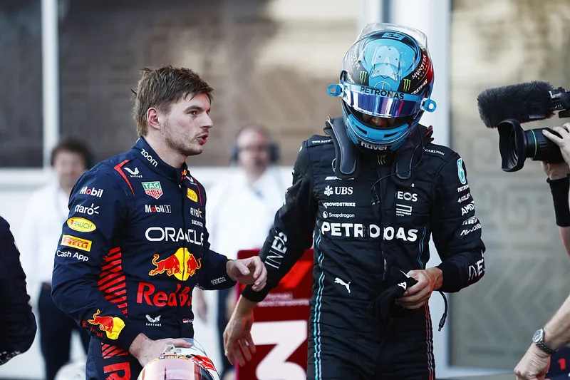 Russell anticipó un choque de Verstappen tras perder la pole en Qatar