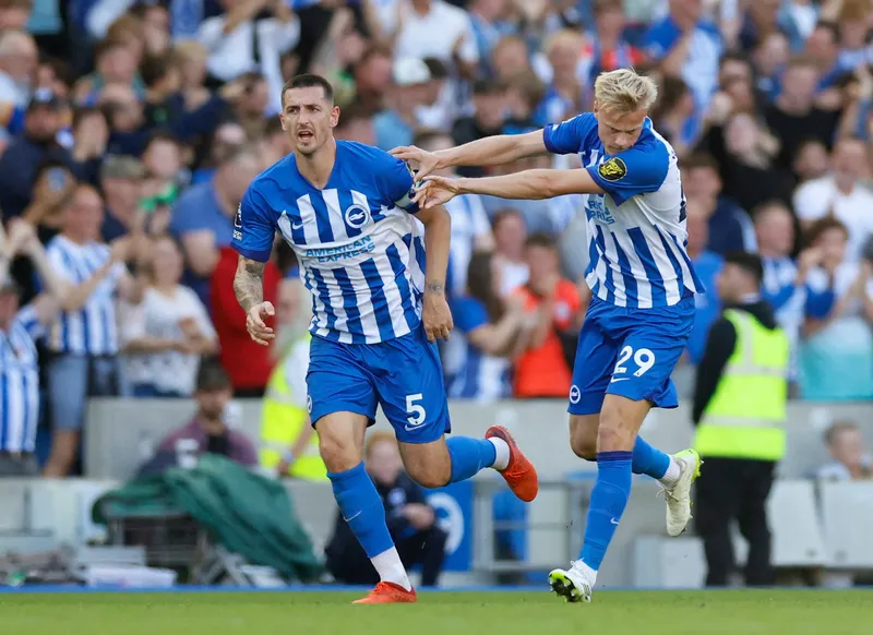 ¡Sorpresa en la Premier! Brighton sorprende a City y Liverpool se escapa cinco puntos