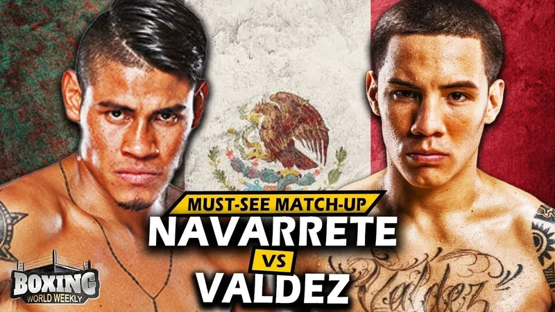 Resultados de Pesaje de Navarrete-Valdez 2 y Espinoza-Ramirez 2 para el Sábado - Noticias de Boxeo 24