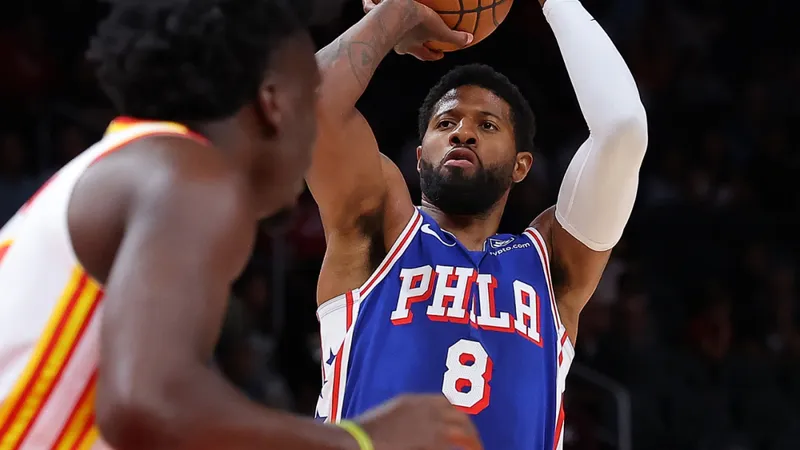 ¡Malas noticias para los 76ers! Paul George se hiperextiende la rodilla izquierda por segunda vez en un mes y se perderá al menos dos partidos