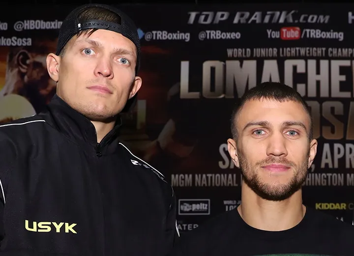 Oleksandr Usyk y Vasiliy Lomachenko: A pesar de su potencial, no tienen nada más que demostrar