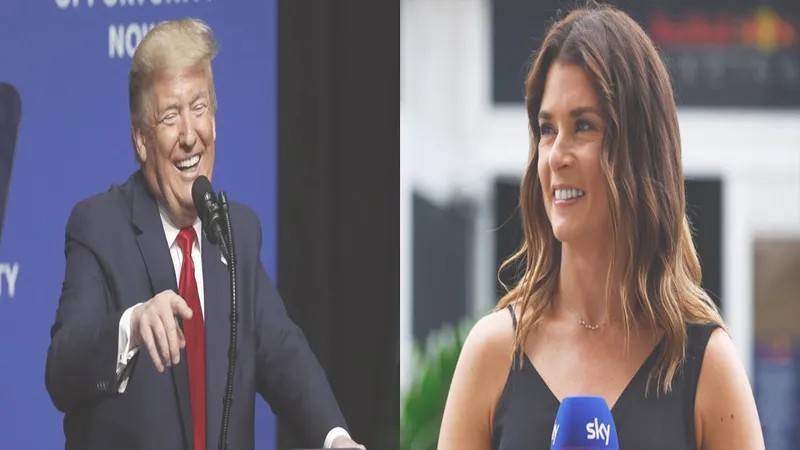 Danica Patrick apoya a Trump y vota en su primera elección como comentarista de Sky F1