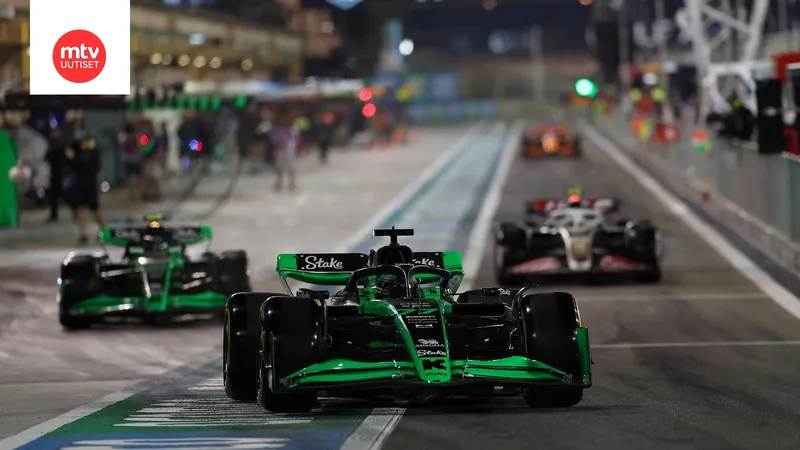 La broma de Valtteri Bottas sobre las paradas en boxes de Mercedes y Sauber