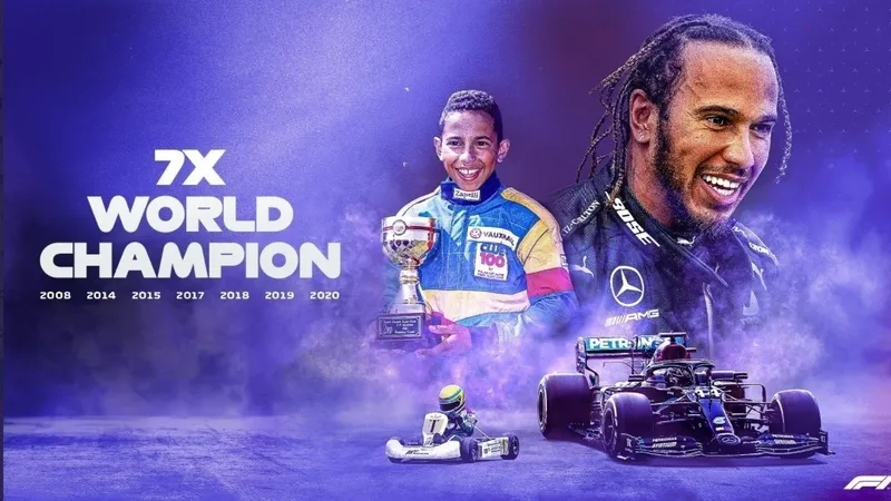 Hamilton se corona campeón de F1 en un resultado sorprendente