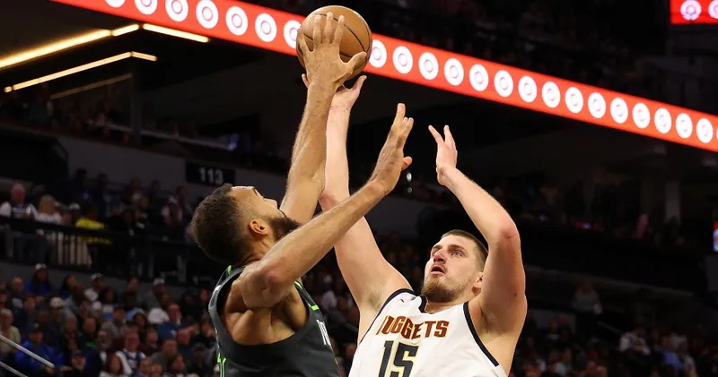 La defensa de Gobert sobre Jokic en el último segundo le da la victoria a los Timberwolves