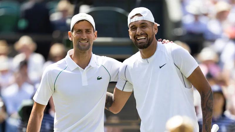 Djokovic y Kyrgios deslumbran en victoria de dobles en el inicio de la temporada en Brisbane